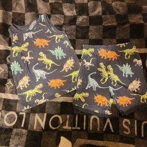Garanimals Blue Dinosaur Print Set